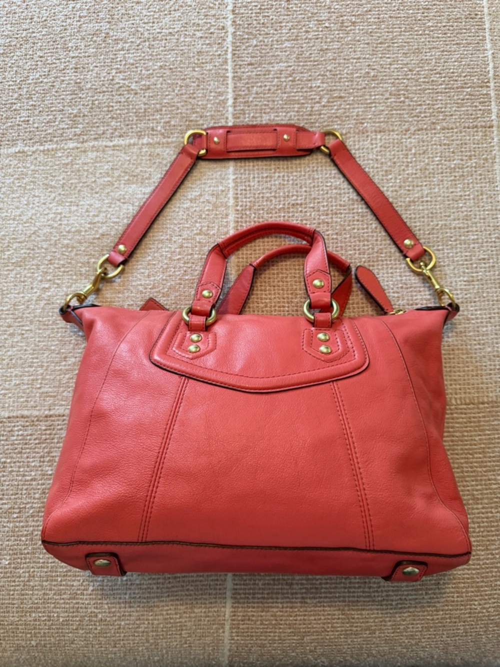 Coach Ashley Coral Shoulder Bag - Picture 2 of 7